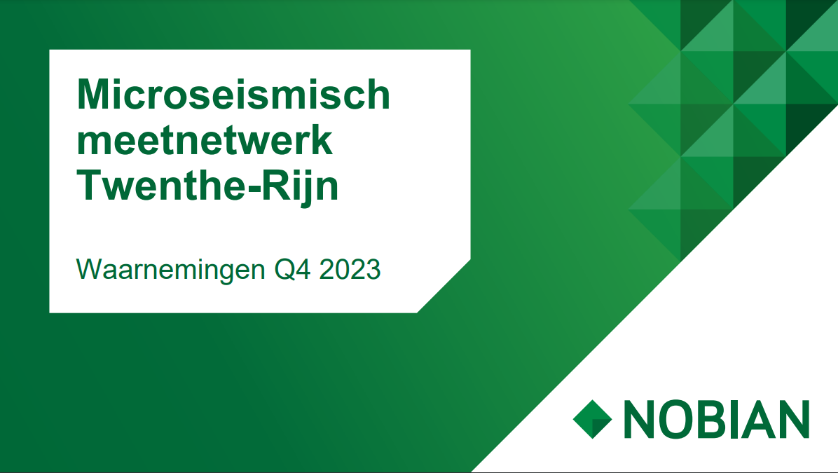 Seismisch meetrapport Twenthe-Rijn 4e kwartaal 2023